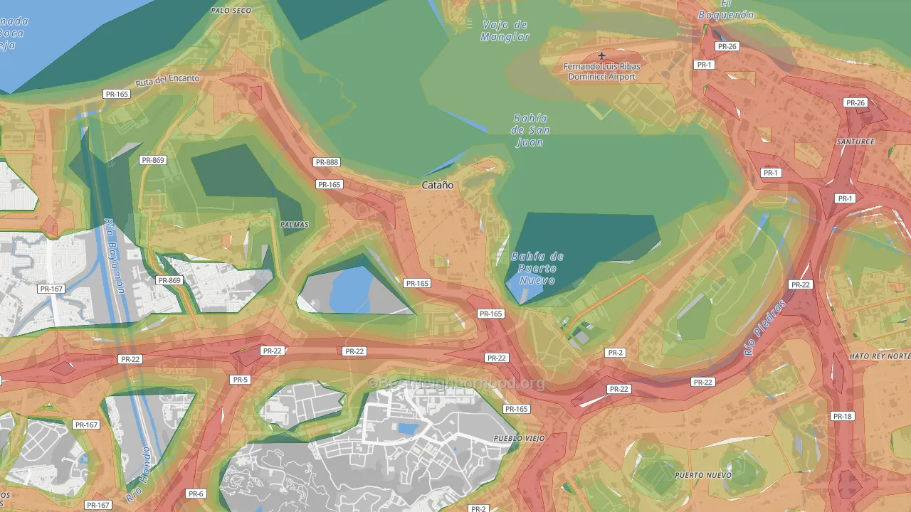 00965, PR Map of Noise Levels in 00965