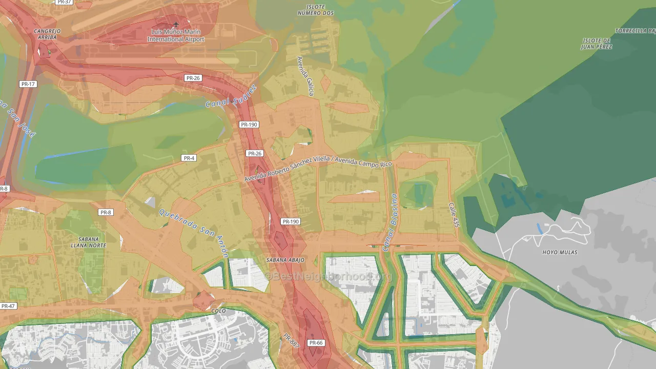 00983, PR Map of Noise Levels in 00983