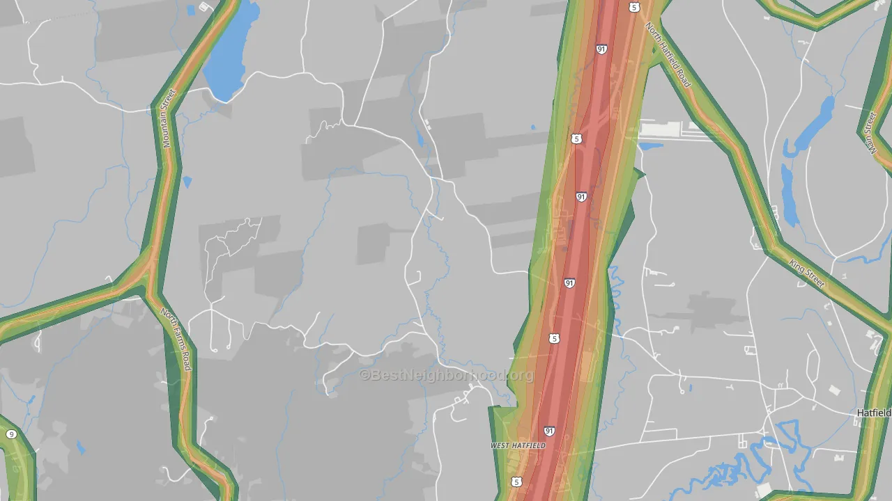 01088, MA Map of Noise Levels in 01088