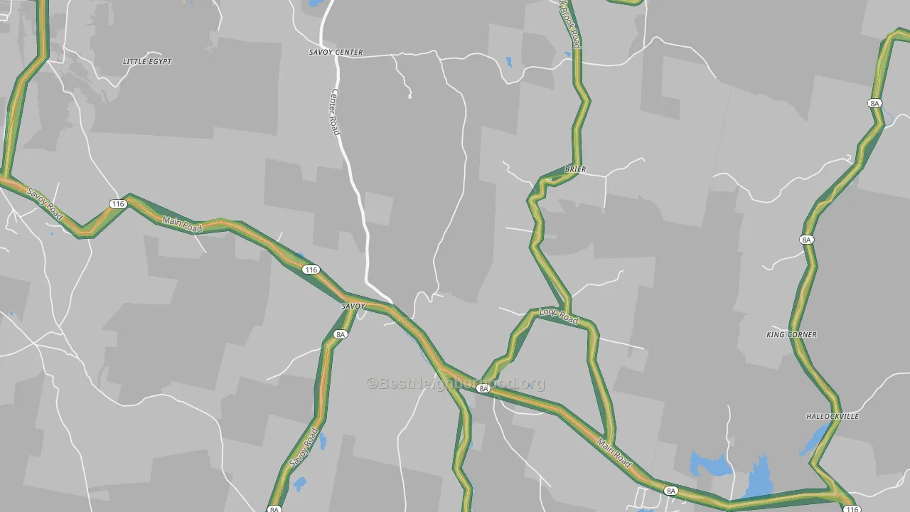 01256, MA Map of Noise Levels in 01256
