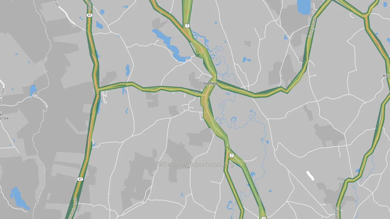 01257, MA Map of Noise Levels in 01257