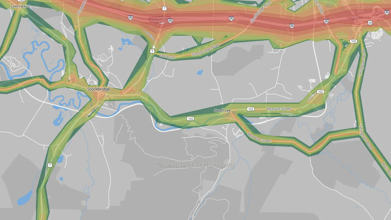 01260, MA Map of Noise Levels in 01260