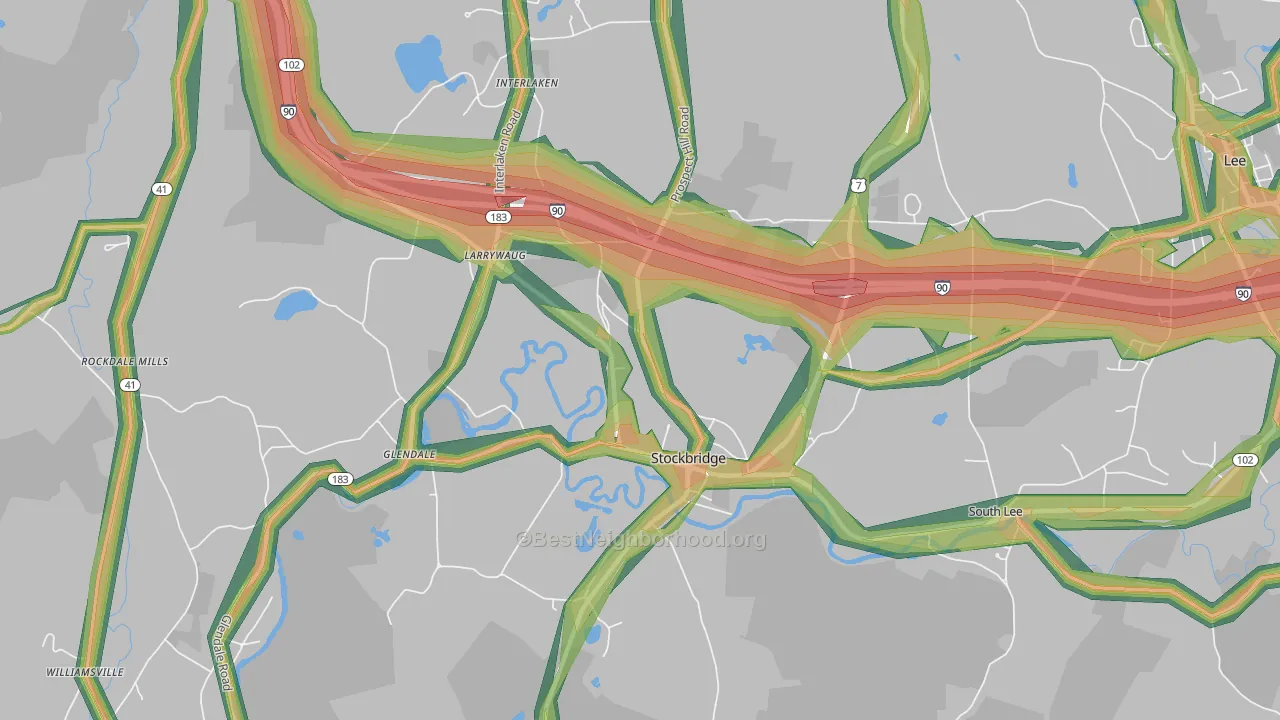 01262, MA Map of Noise Levels in 01262