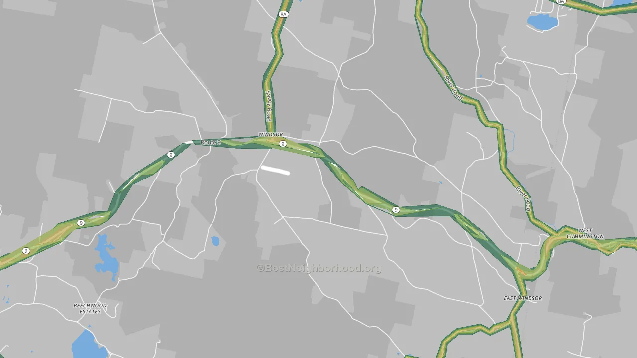 01270, MA Map of Noise Levels in 01270
