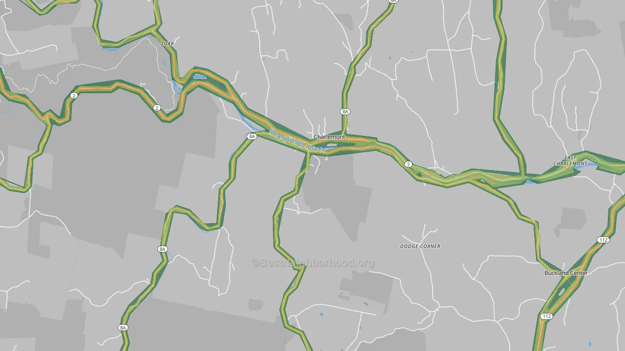 01339, MA Map of Noise Levels in 01339