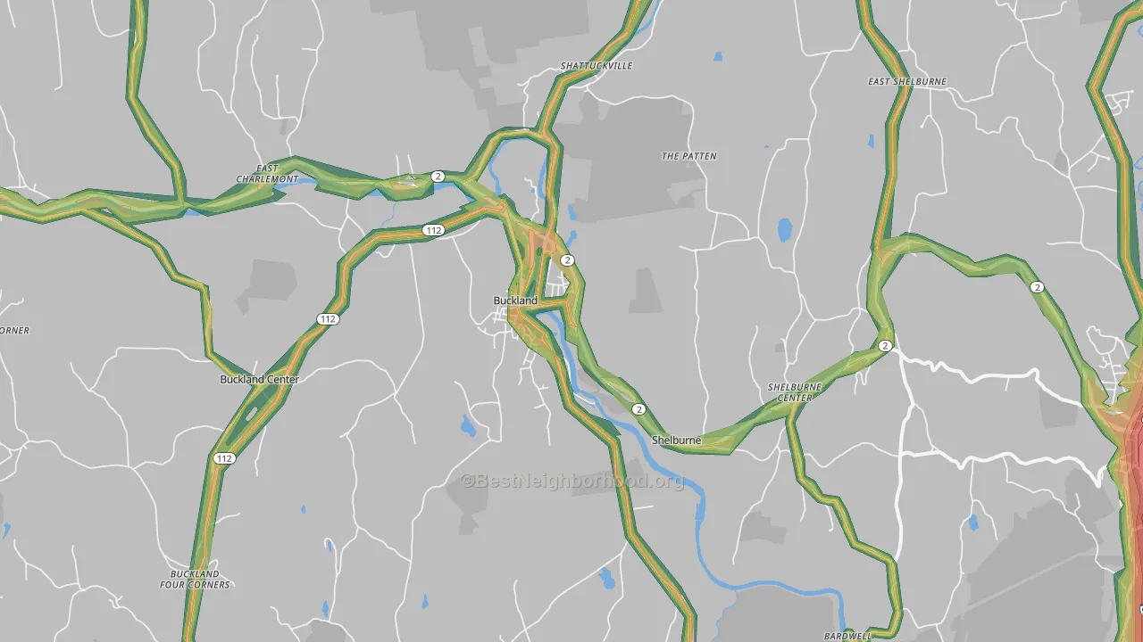 01370, MA Map of Noise Levels in 01370