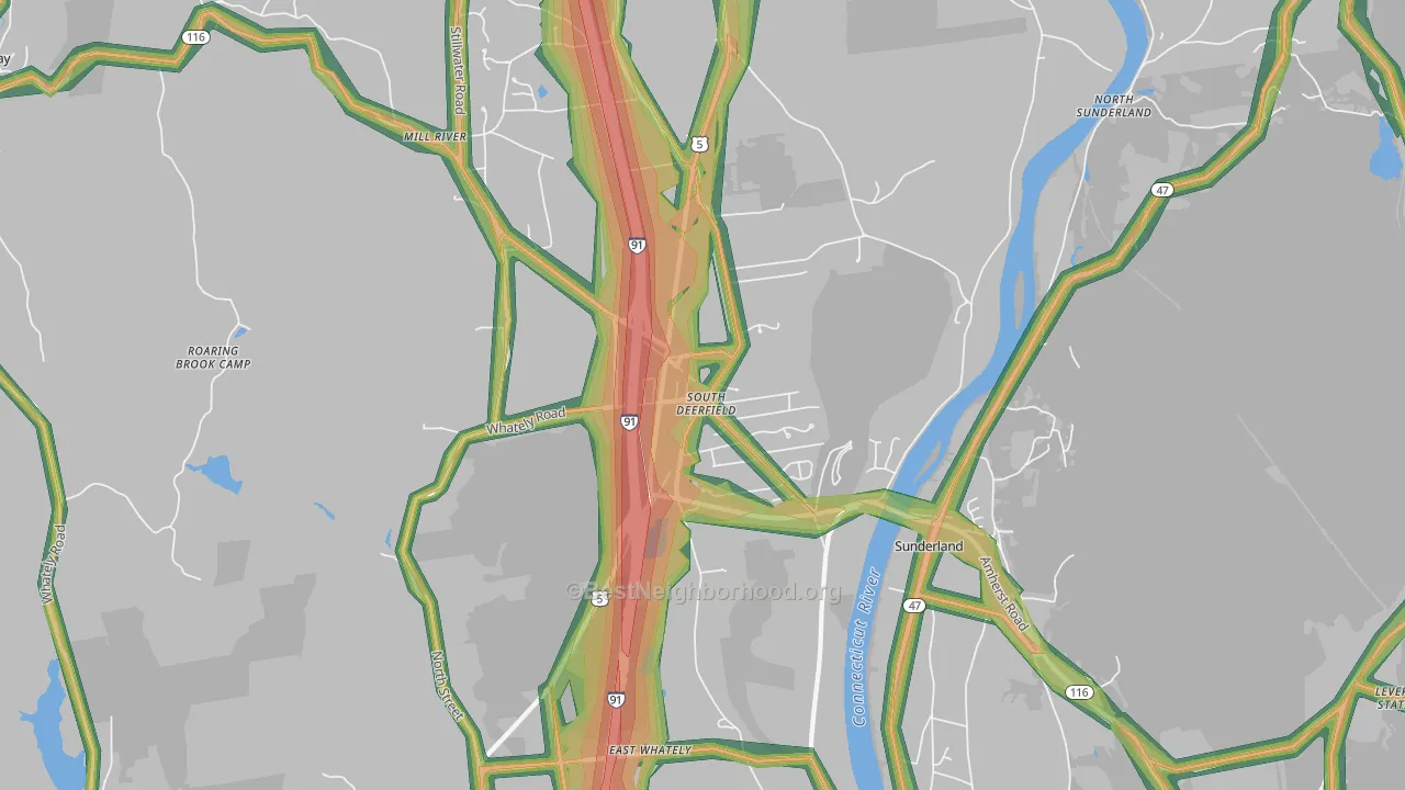 01373, MA Map of Noise Levels in 01373