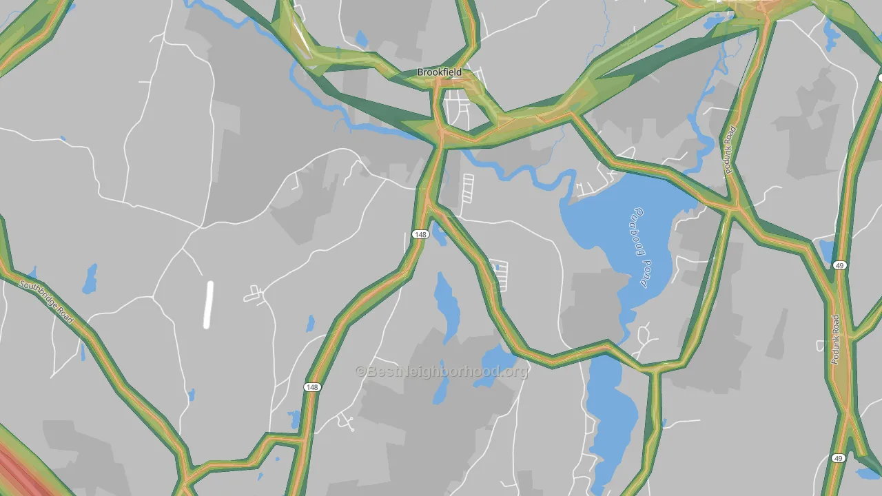 01506, MA Map of Noise Levels in 01506
