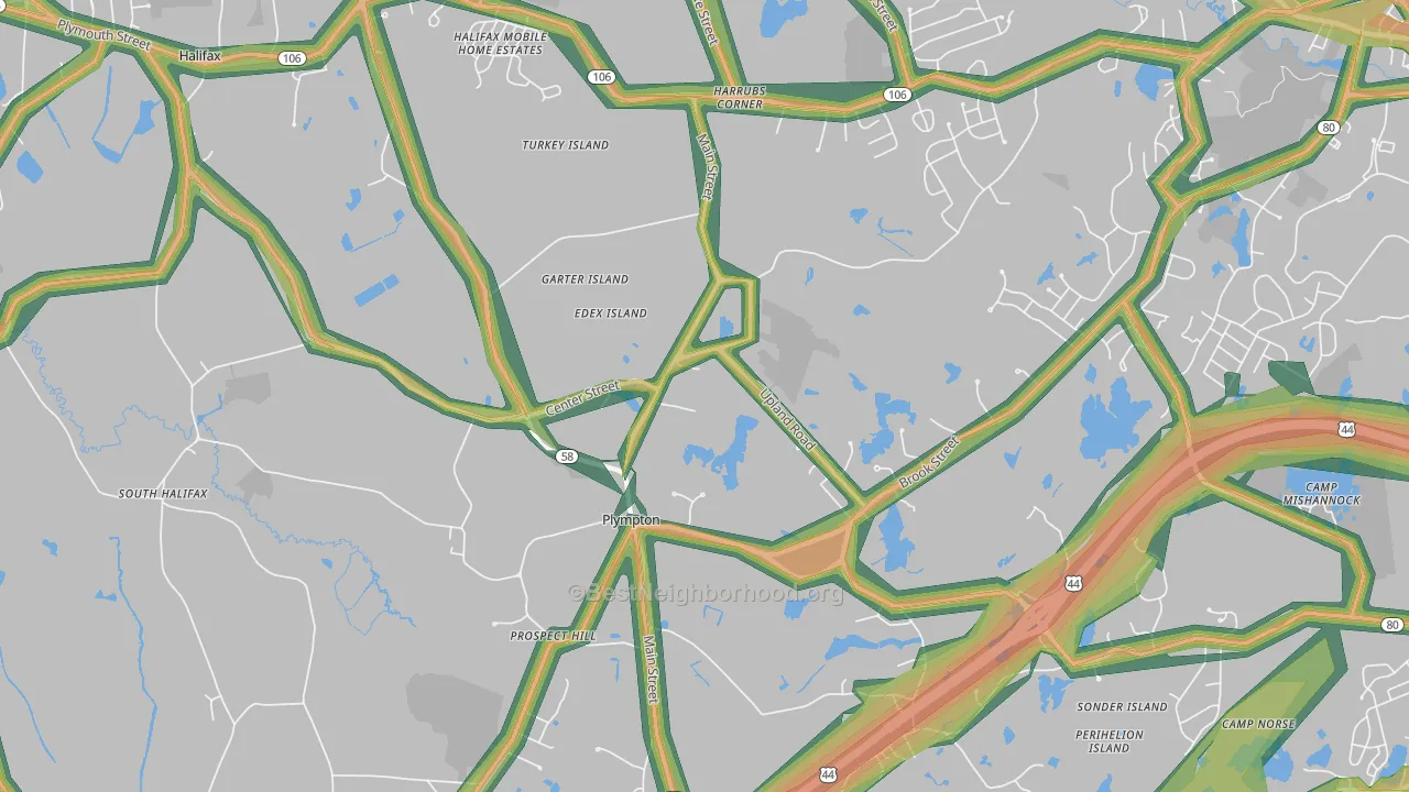 02367, MA Map of Noise Levels in 02367