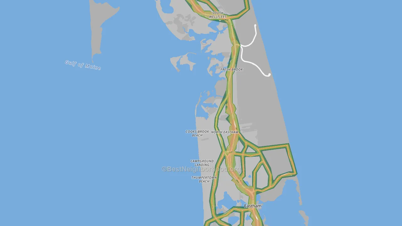 02651, MA Map of Noise Levels in 02651