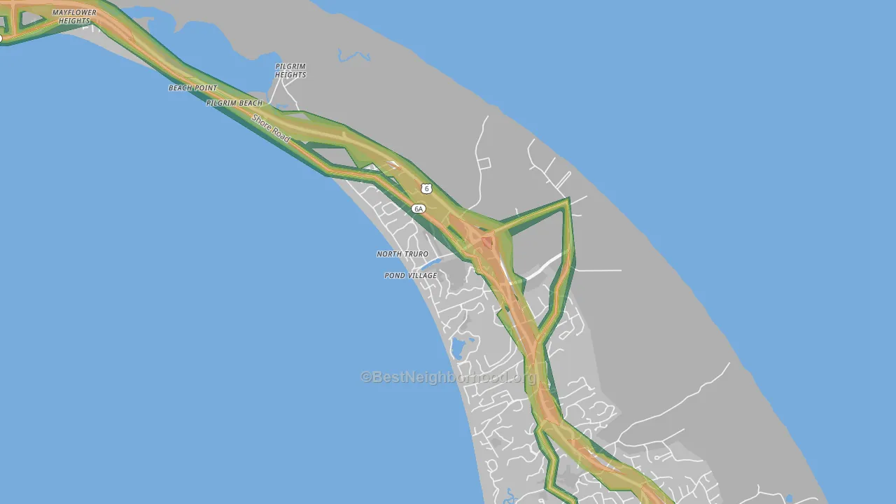 02652, MA Map of Noise Levels in 02652