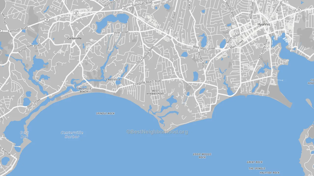 02672, MA Map of Noise Levels in 02672