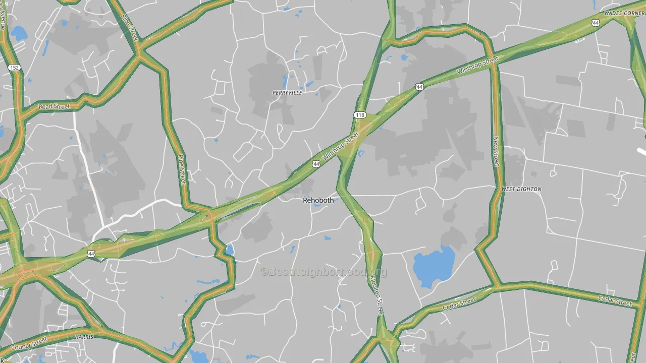 02769, MA Map of Noise Levels in 02769