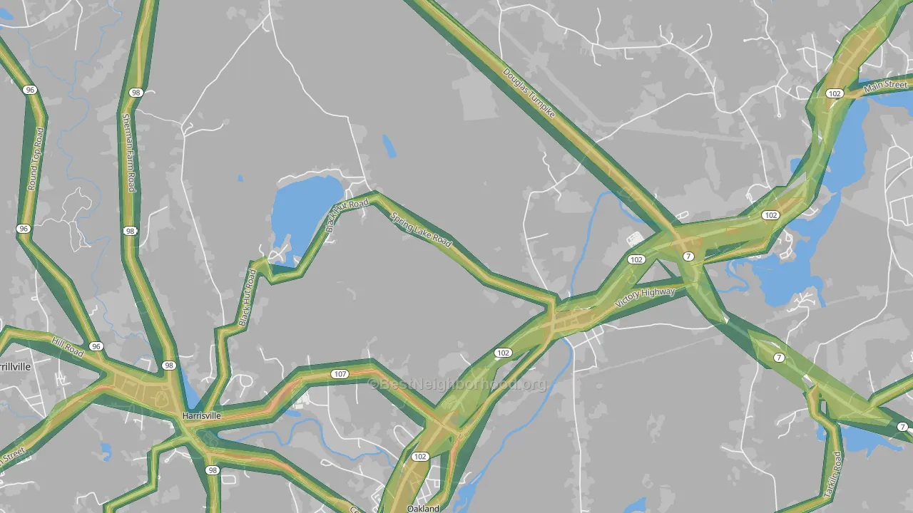 02826, RI Map of Noise Levels in 02826