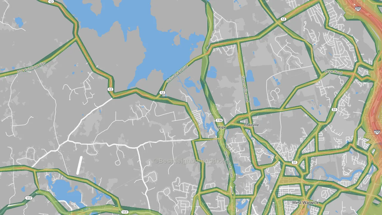 02831, RI Map of Noise Levels in 02831