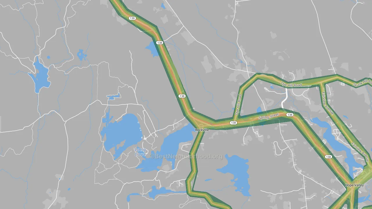 02873, RI Map of Noise Levels in 02873