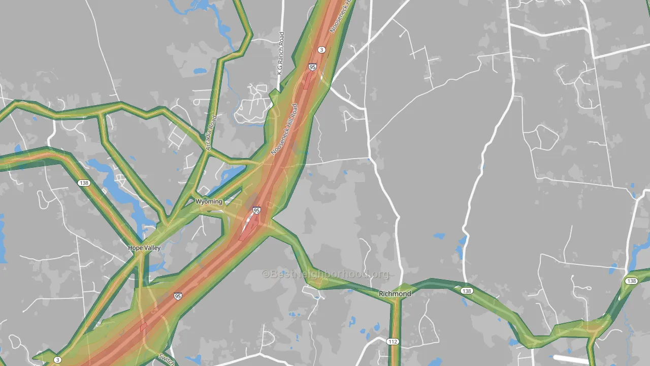 02898, RI Map of Noise Levels in 02898