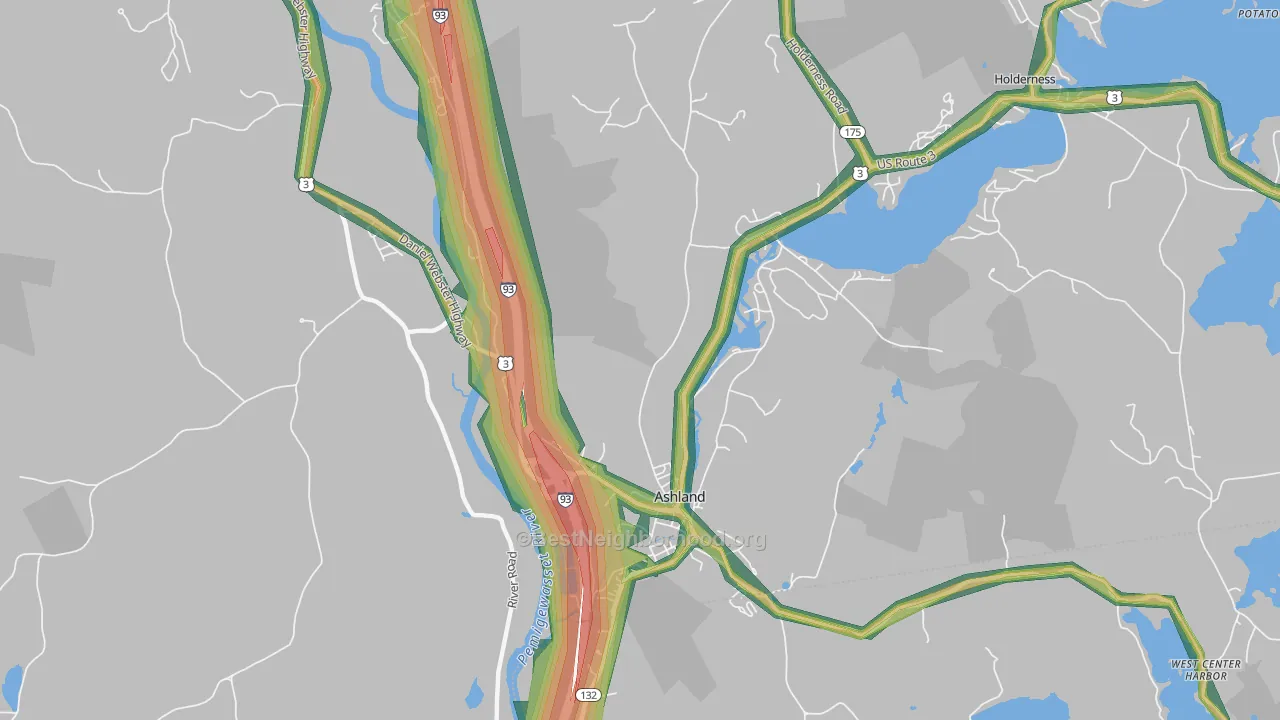 03217, NH Map of Noise Levels in 03217