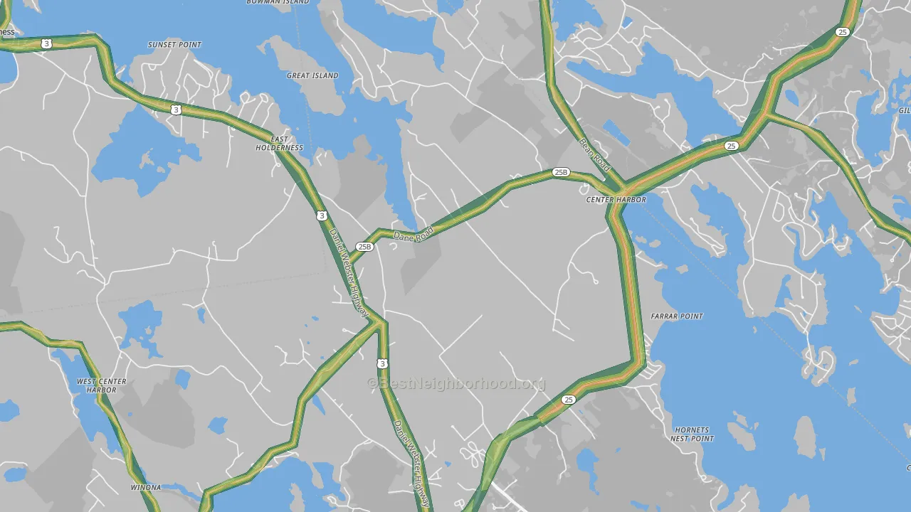 03226, NH Map of Noise Levels in 03226