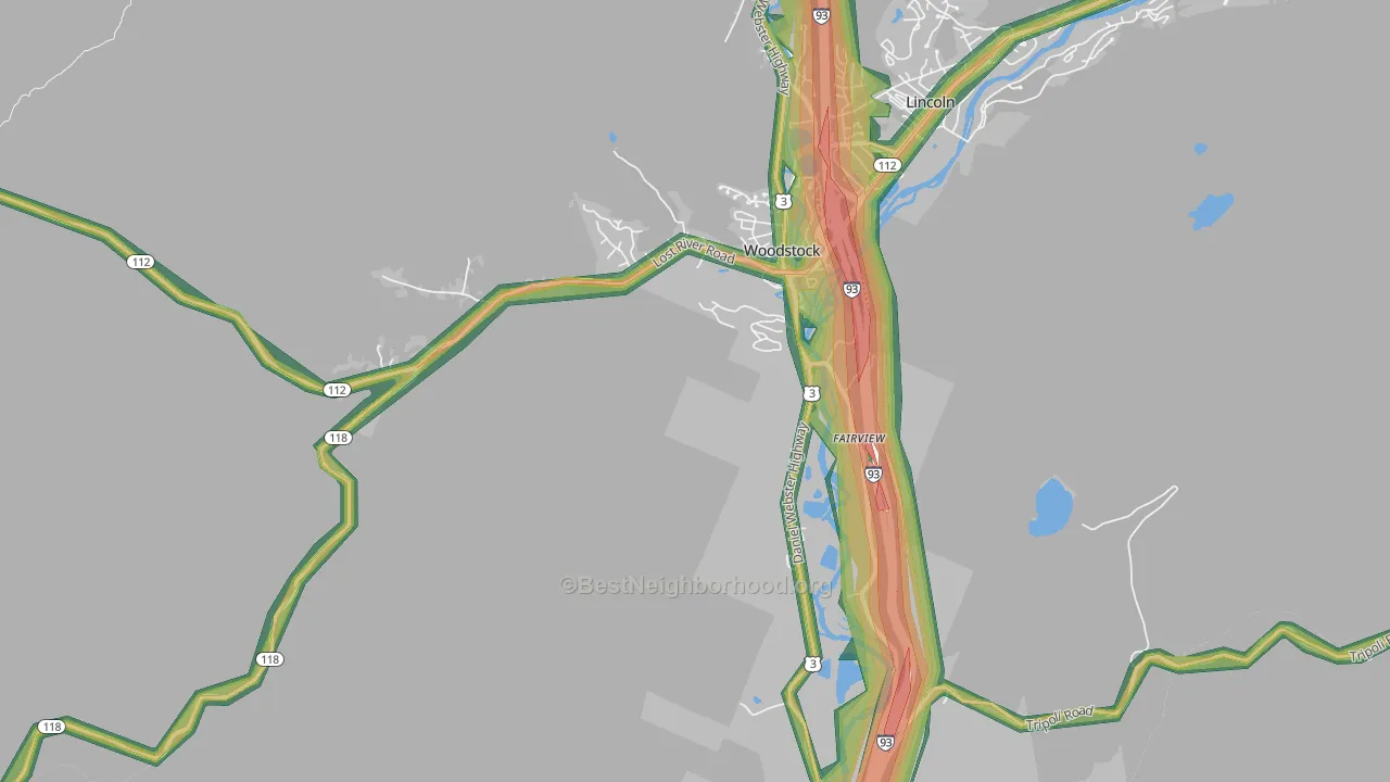 03262, NH Map of Noise Levels in 03262