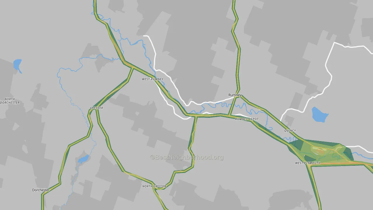 03266, NH Map of Noise Levels in 03266