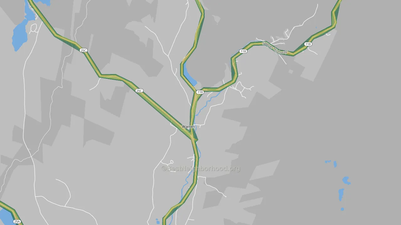 03279, NH Map of Noise Levels in 03279
