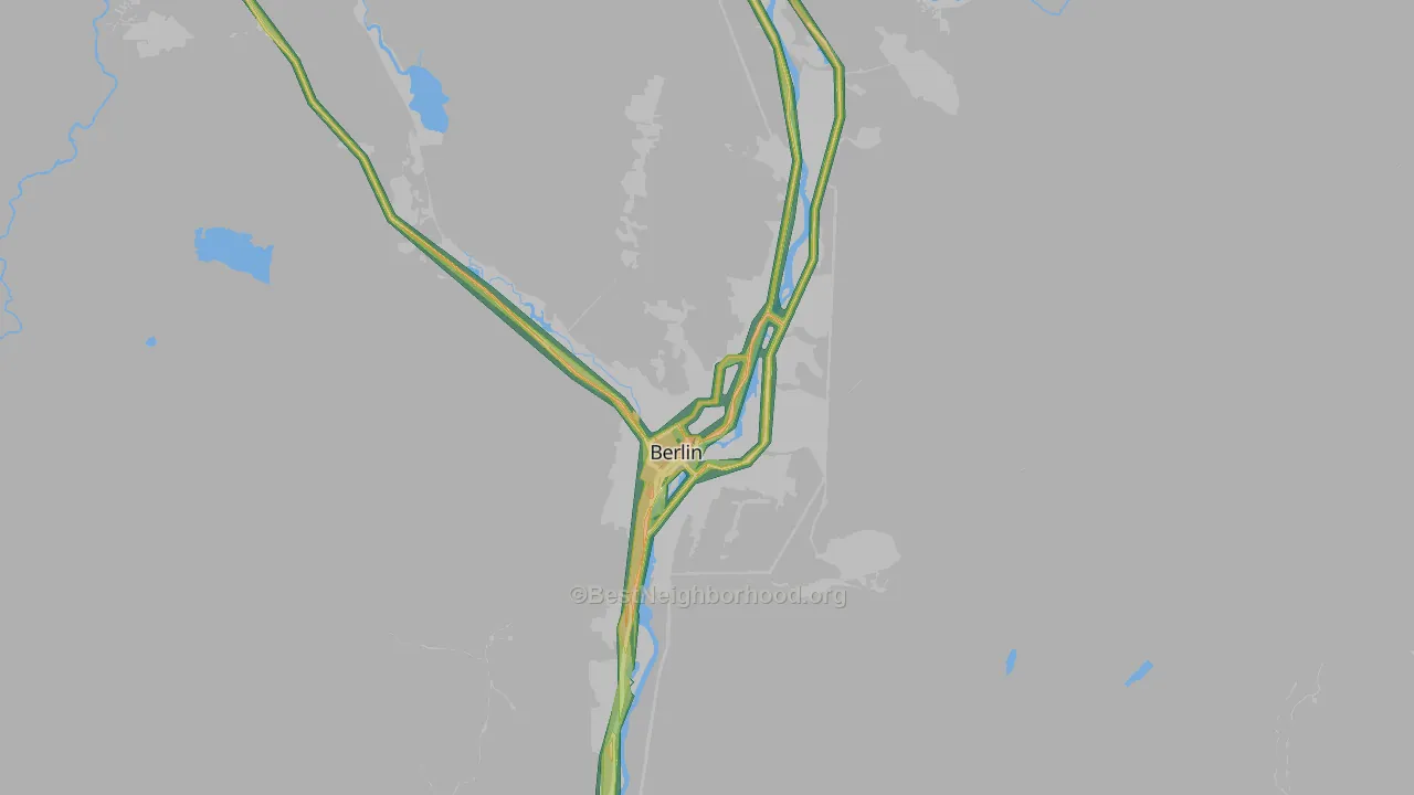 03570, NH Map of Noise Levels in 03570