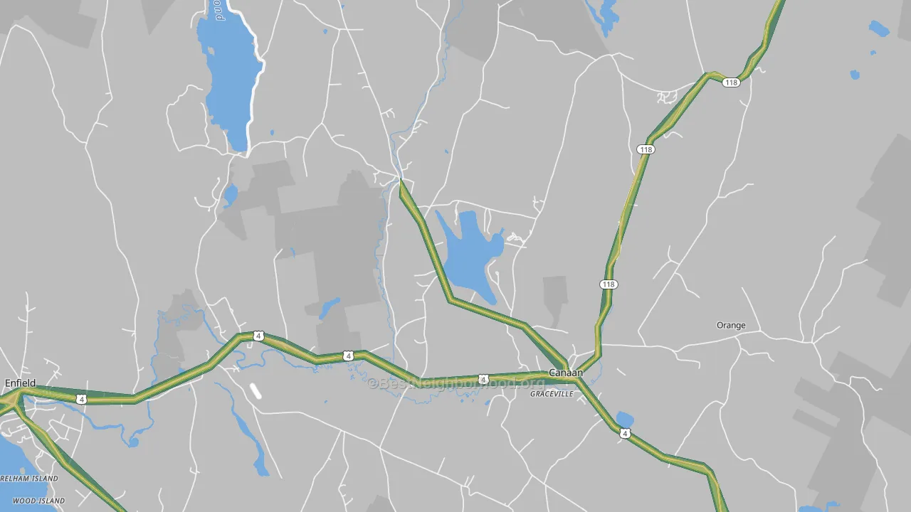 03741, NH Map of Noise Levels in 03741