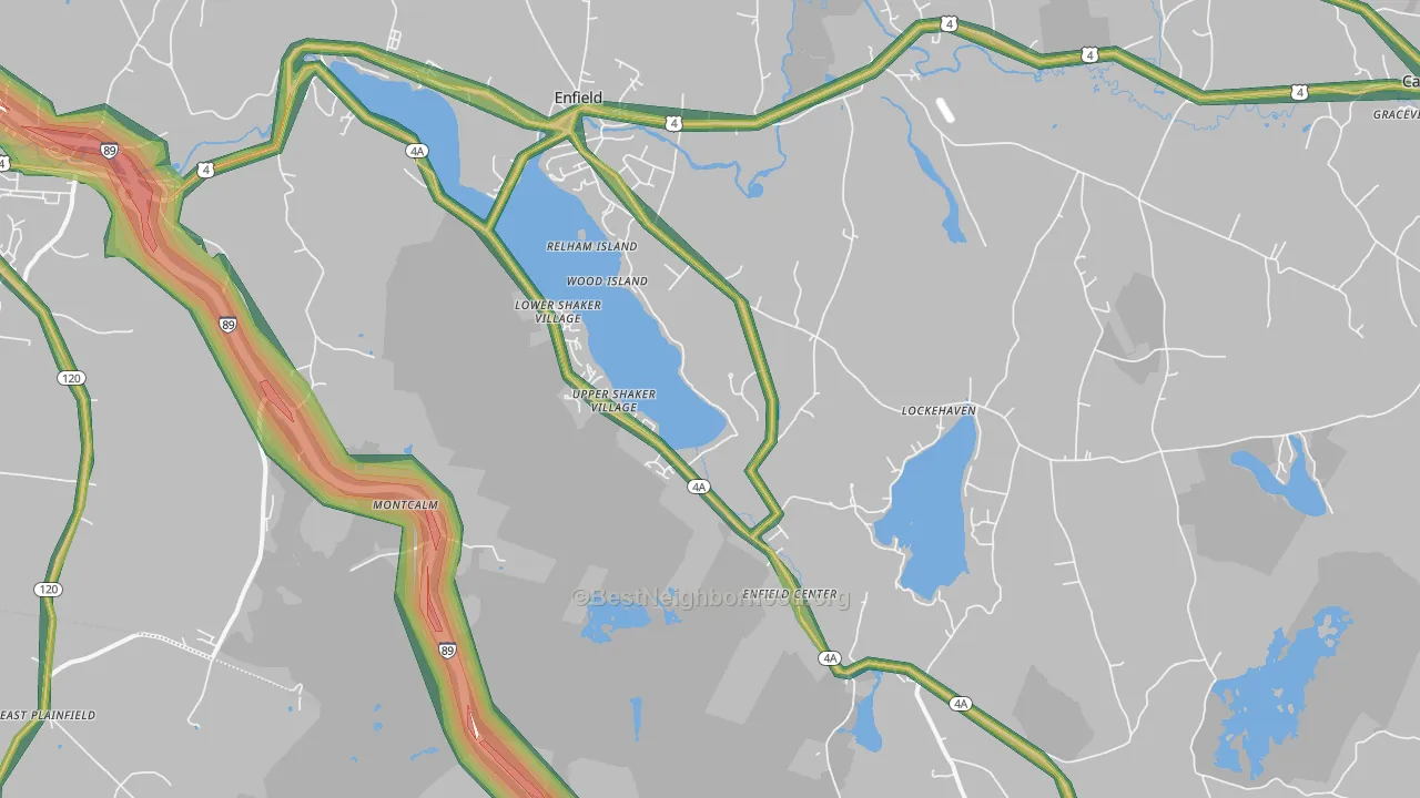 03748, NH Map of Noise Levels in 03748