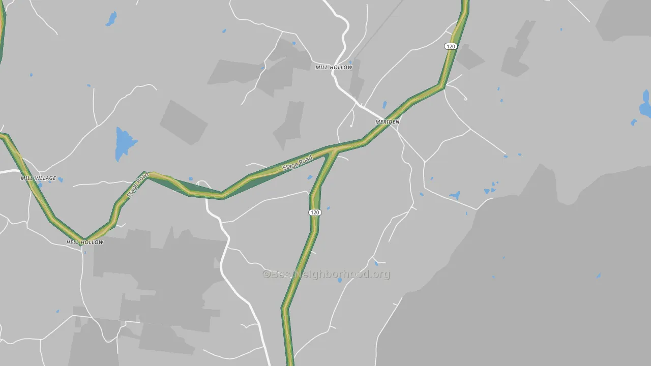03770, NH Map of Noise Levels in 03770