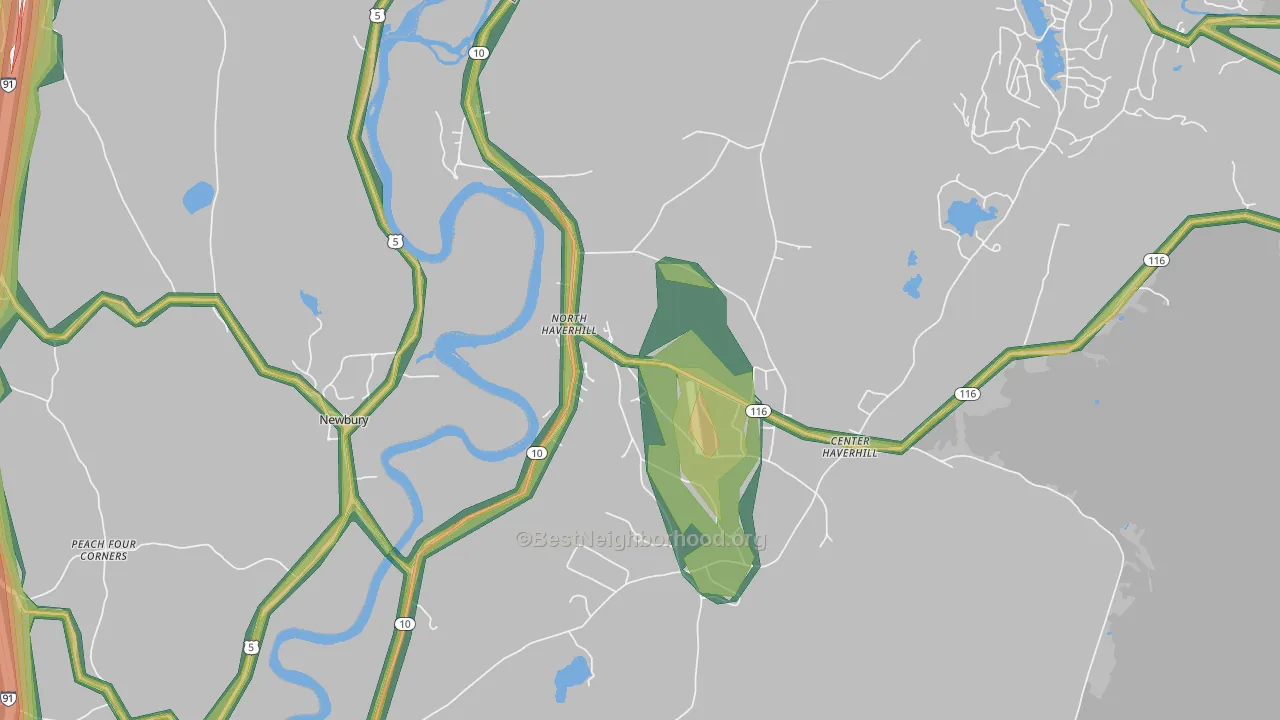 03774, NH Map of Noise Levels in 03774