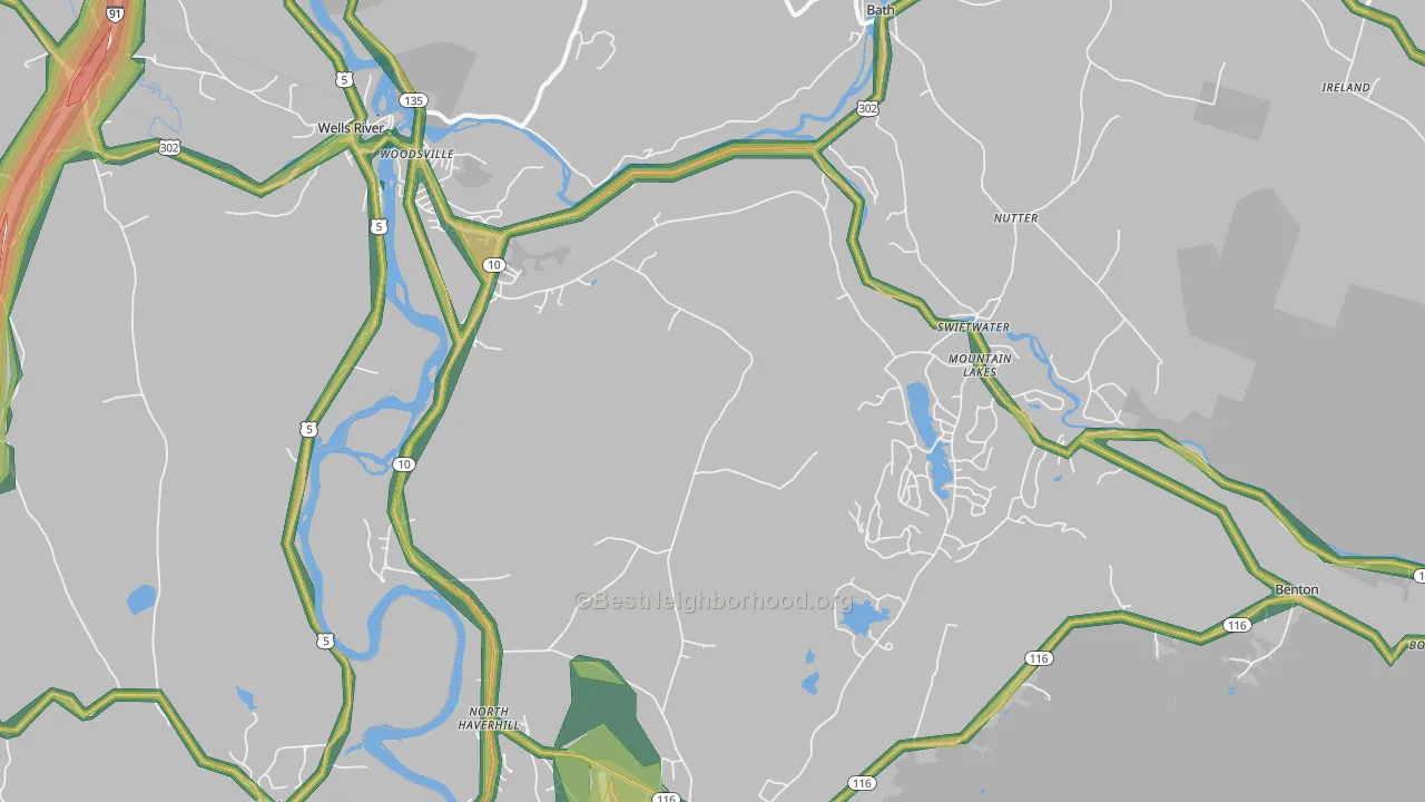 03785, NH Map of Noise Levels in 03785