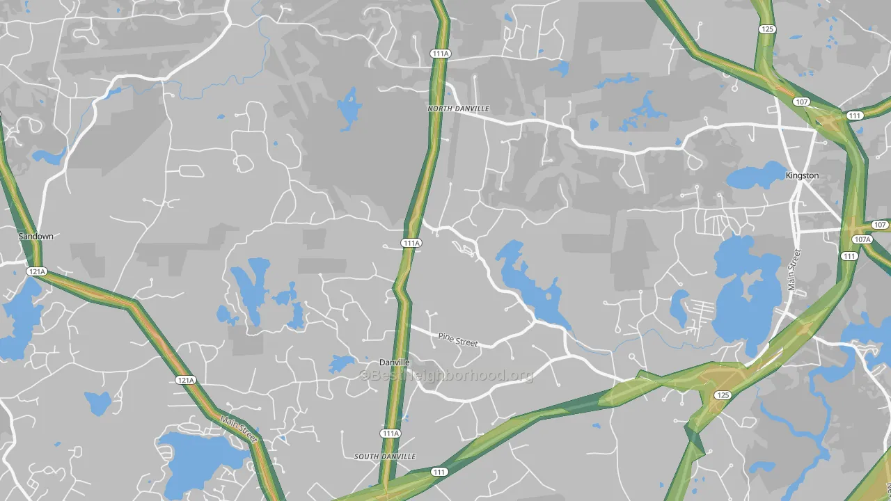 03819, NH Map of Noise Levels in 03819