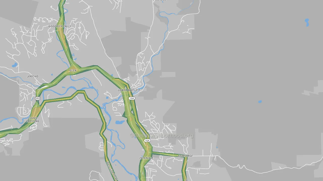03845, NH Map of Noise Levels in 03845