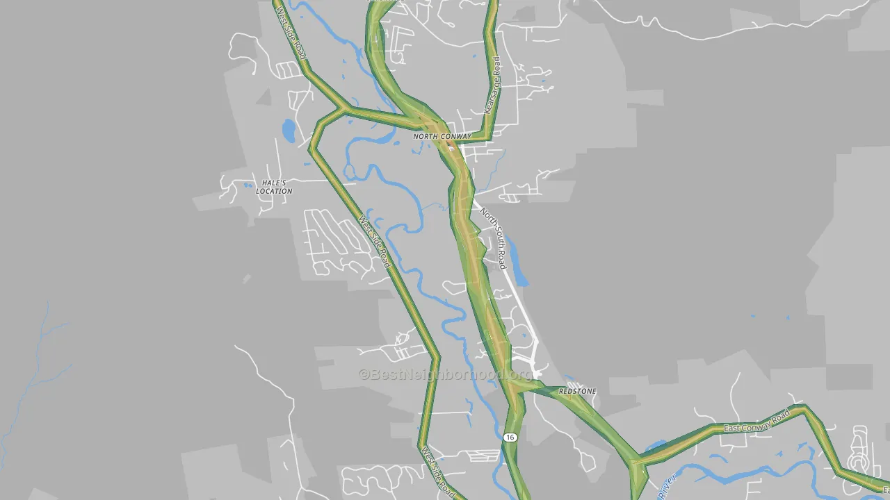 03860, NH Map of Noise Levels in 03860