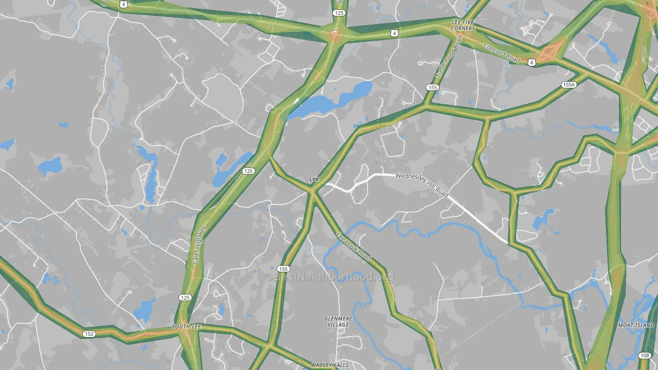 03861, NH Map of Noise Levels in 03861