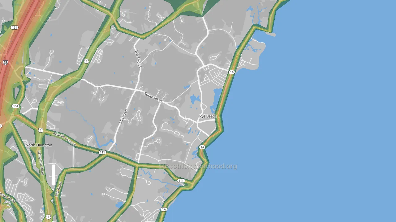 03871, NH Map of Noise Levels in 03871