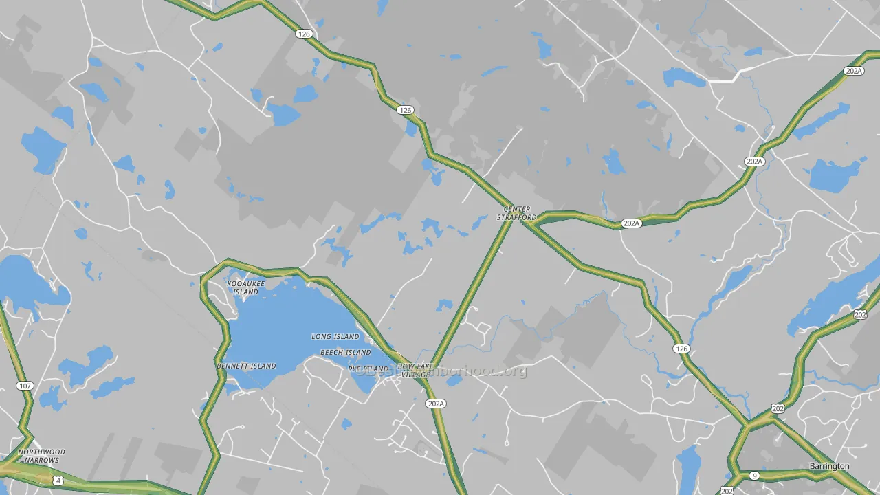 03884, NH Map of Noise Levels in 03884