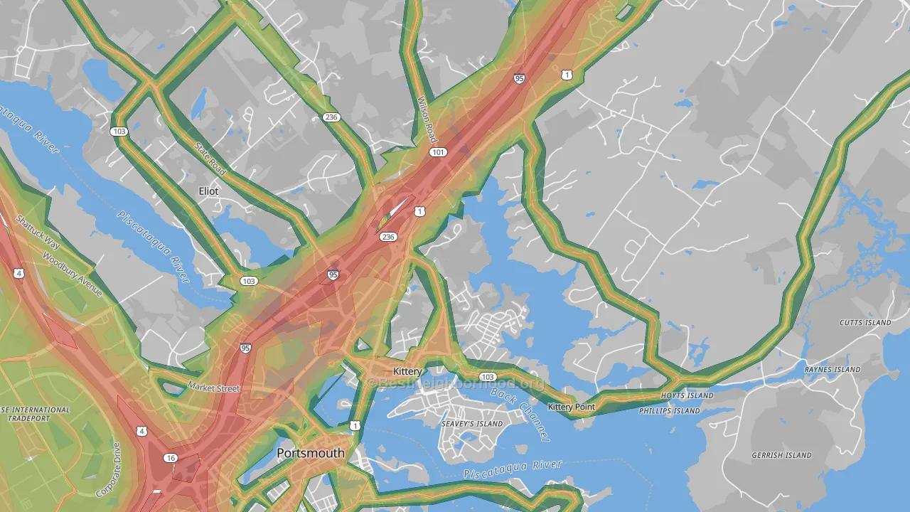 03904, ME Map of Noise Levels in 03904