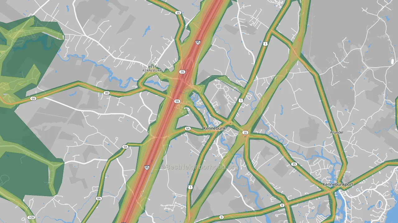 04043, ME Map of Noise Levels in 04043