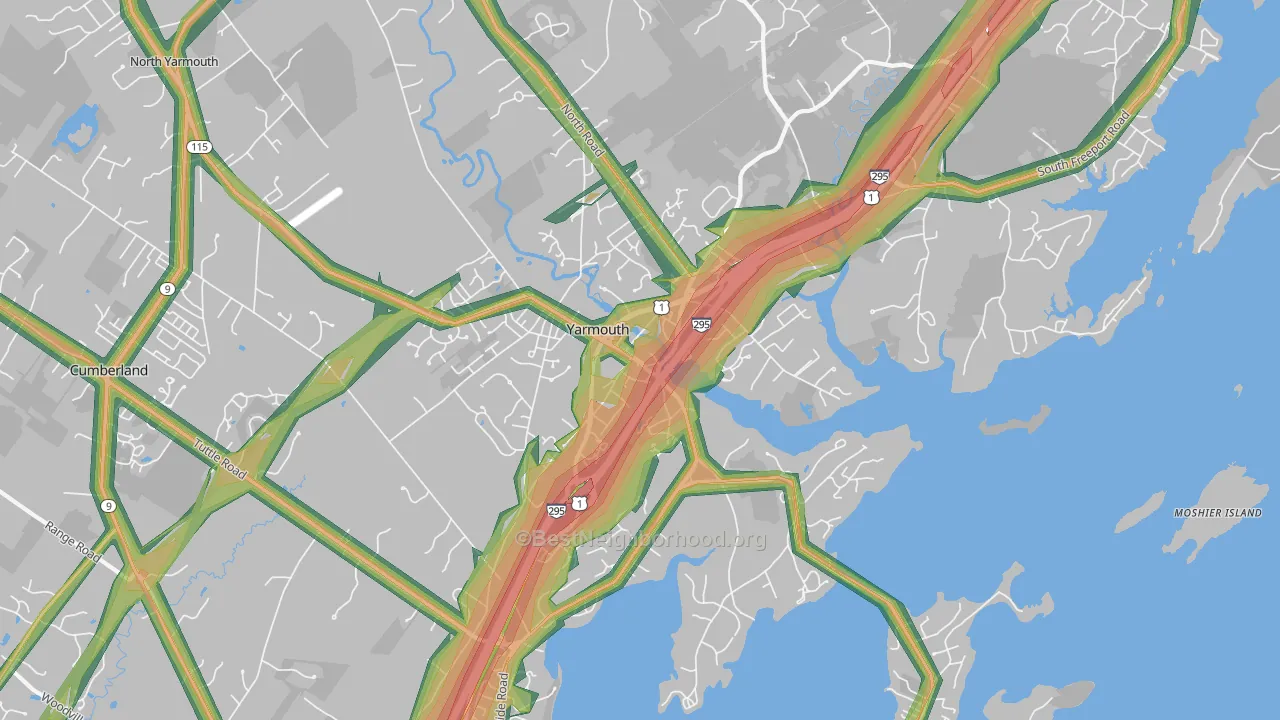 04096, ME Map of Noise Levels in 04096