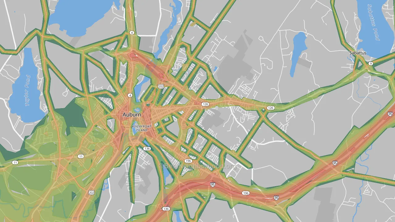 04240, ME Map of Noise Levels in 04240