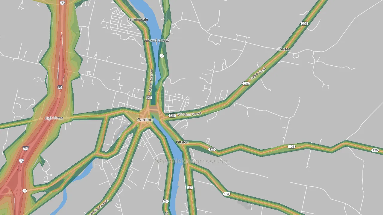 04346, ME Map of Noise Levels in 04346