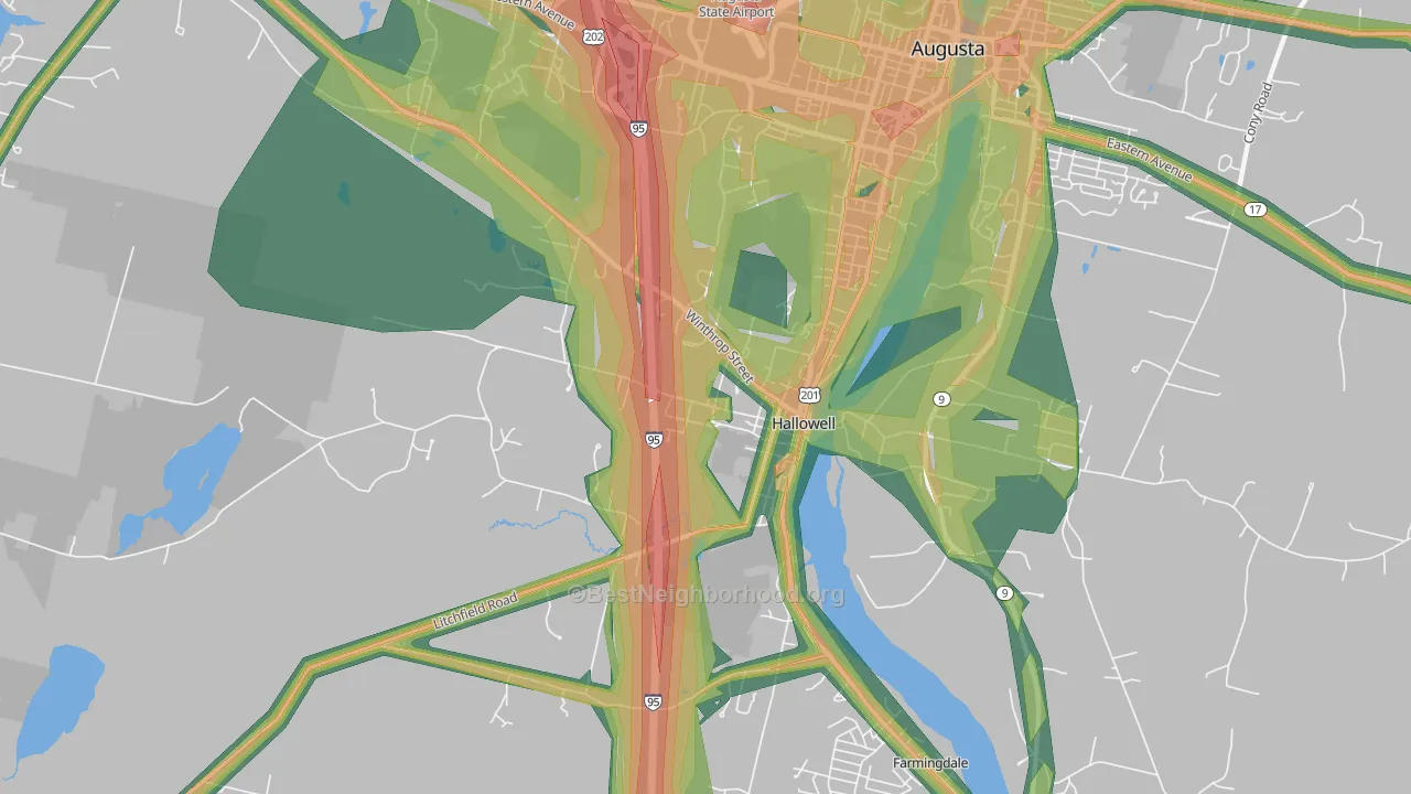 04347, ME Map of Noise Levels in 04347