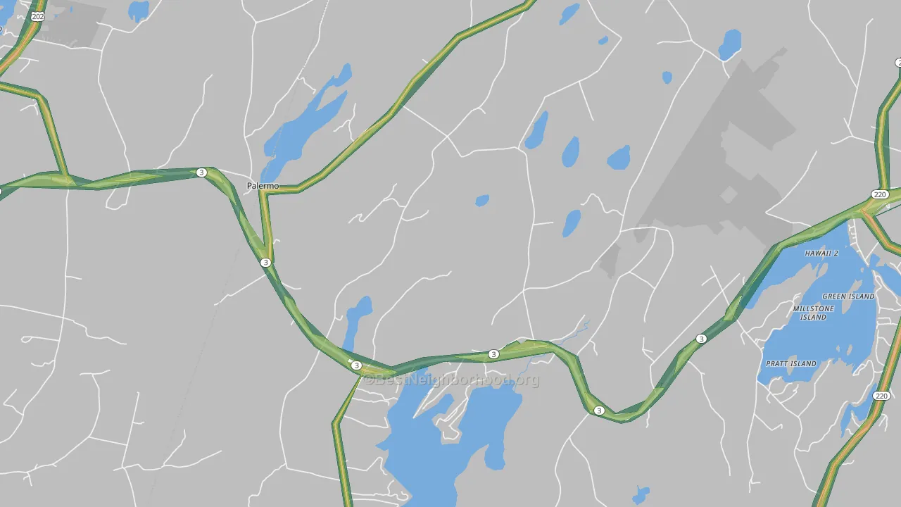 04354, ME Map of Noise Levels in 04354