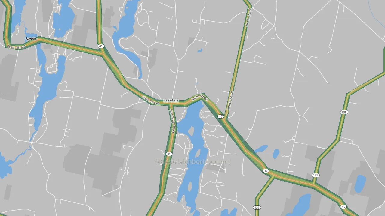 04355, ME Map of Noise Levels in 04355