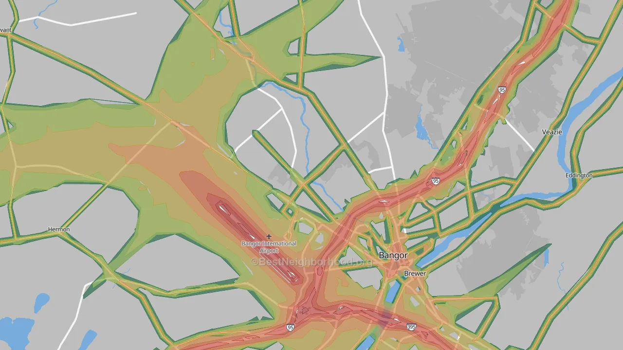 04401, ME Map of Noise Levels in 04401