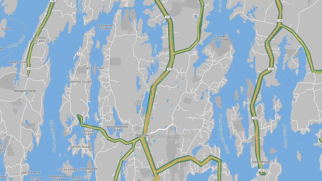 04537, ME Map of Noise Levels in 04537