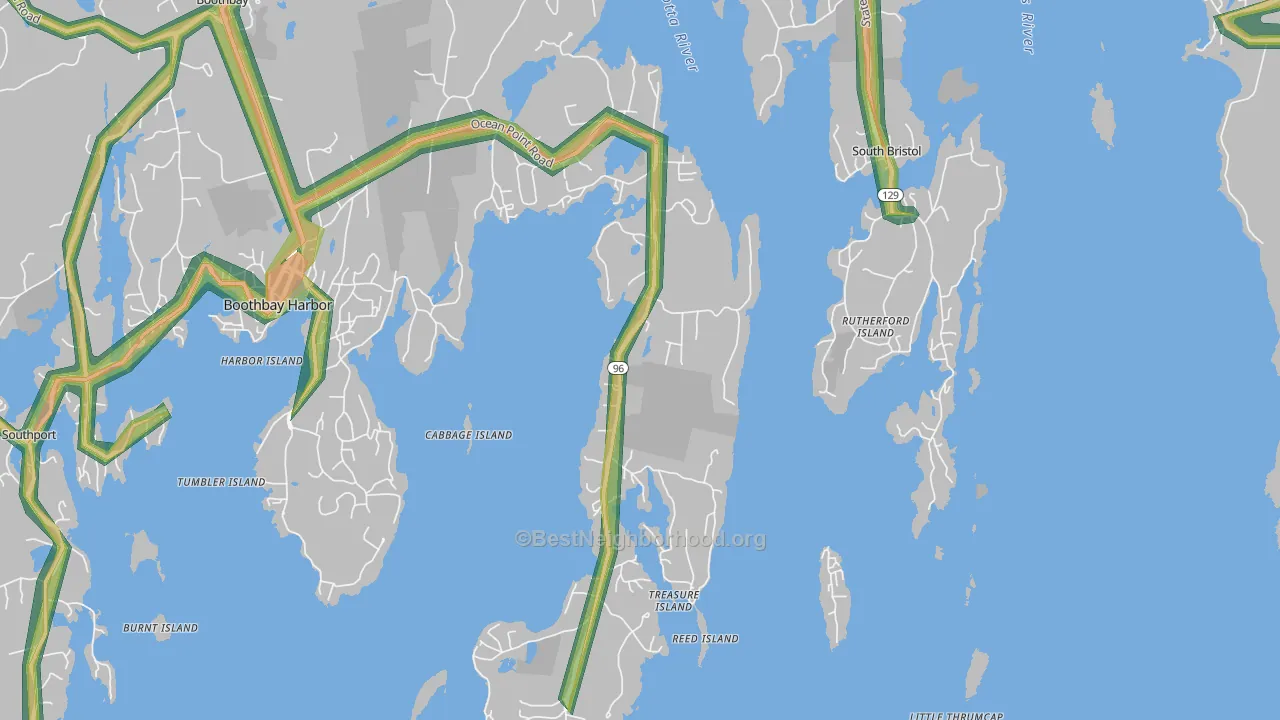 04544, ME Map of Noise Levels in 04544