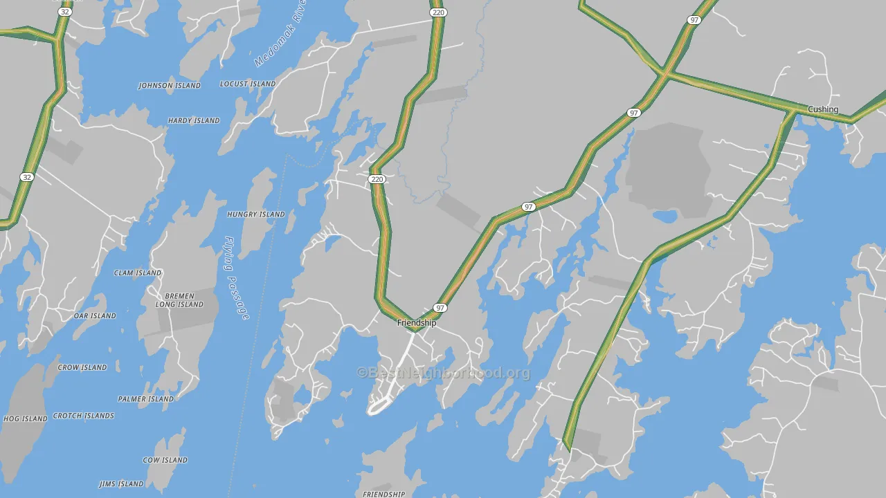 04547, ME Map of Noise Levels in 04547